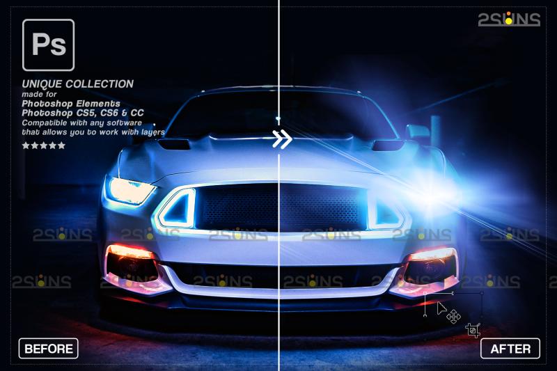 car-headlights-photo-overlays-photoshop-overlay-stage