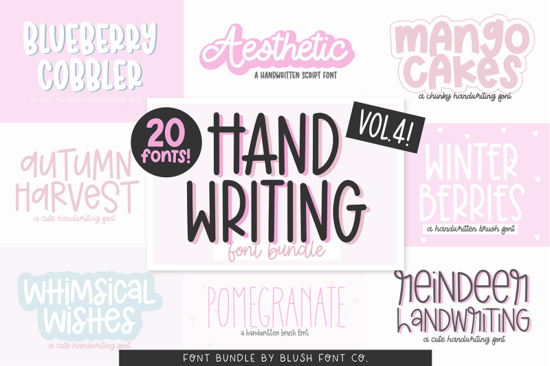handwriting-font-bundle-vol-4