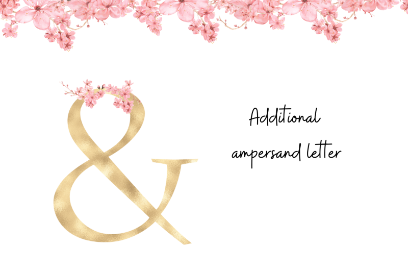 gold-letters-with-cherry-blossom