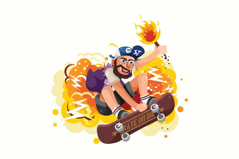 young-skater-jumping-vector-illustration