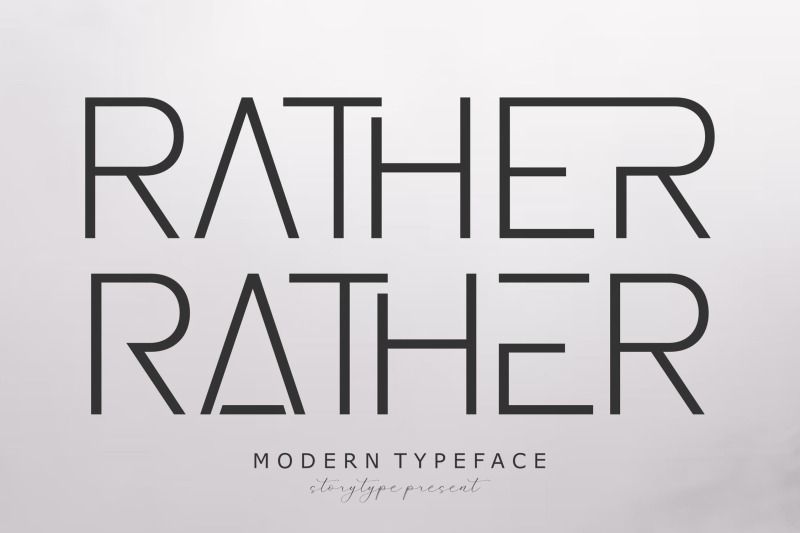 rather-typeface