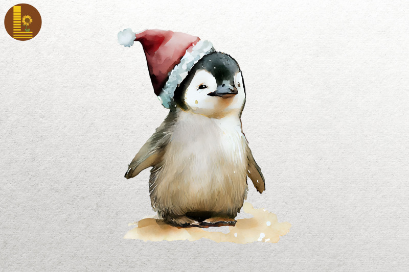 watercolor-penguin-in-santa-hat-xmas