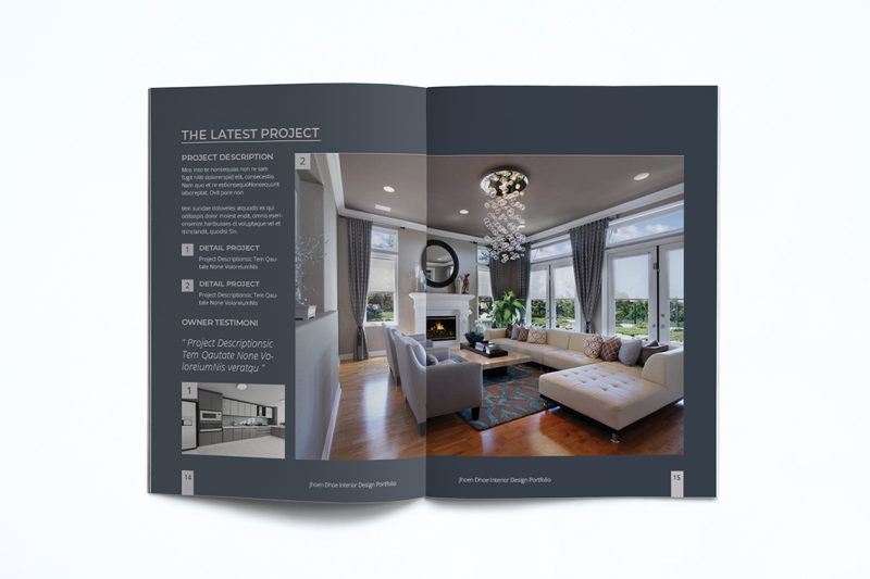 a5-portfolio-interior-design-template