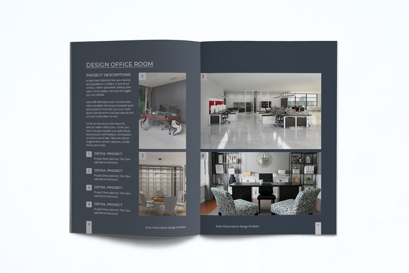 a5-portfolio-interior-design-template
