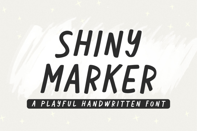 shiny-marker-procreate-fonts-cute-font-cricut-font