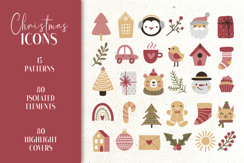 christmas-icon-boho-bundle-svg-christmas-patterns