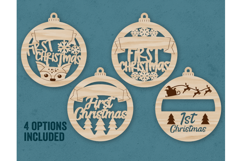 first-christmas-ornaments-laser-cutting-christmas-ornaments