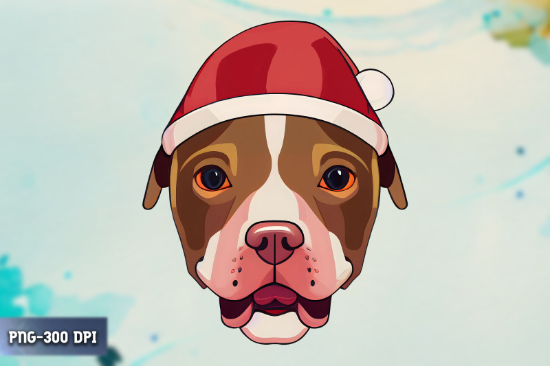 dog-wearing-christmas-hat-clipart