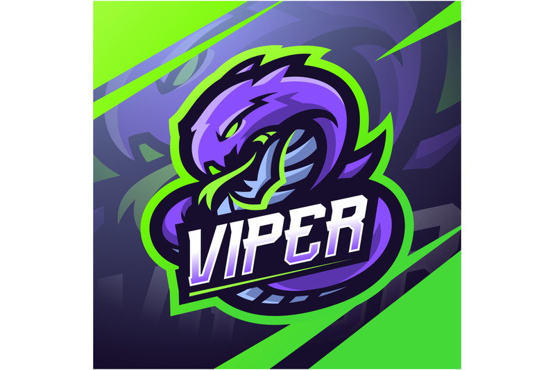 viper-snake-mascot-logo-design