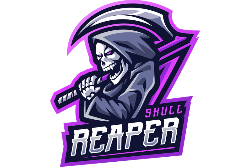 skull-reaper-mascot-logo-design