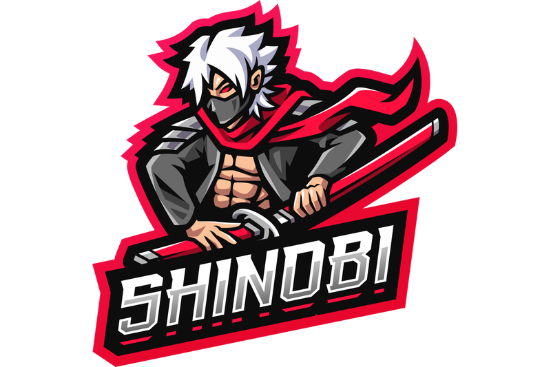 shinobi-esport-mascot-logo-design