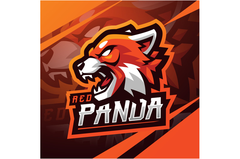 red-panda-head-esport-mascot-logo-design