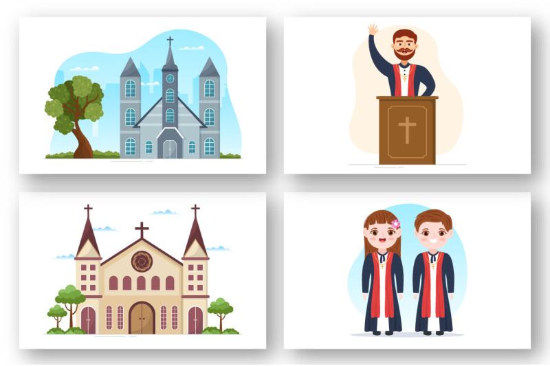 10-lutheran-church-and-pastor-illustration