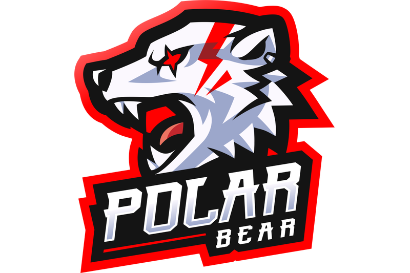 polar-bear-esport-mascot-logo-design