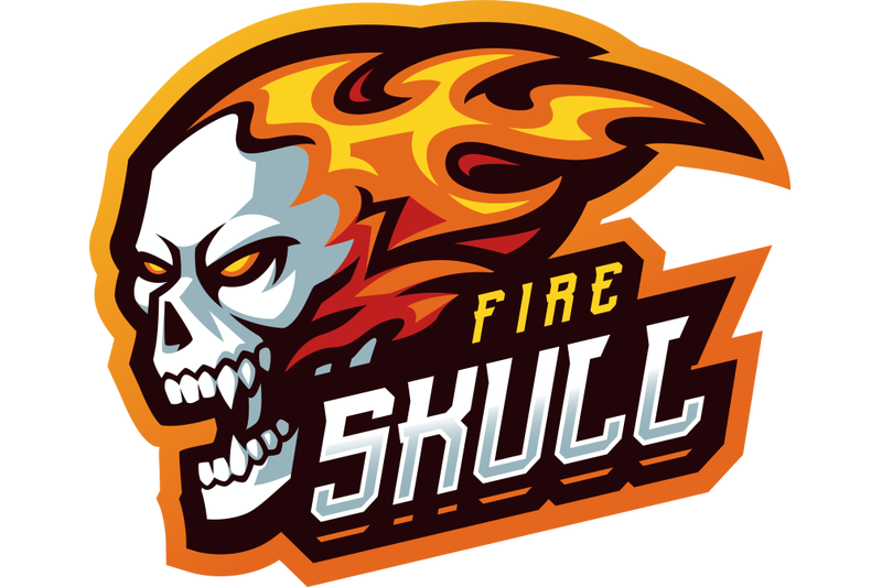 fire-skull-esport-mascot-logo-design