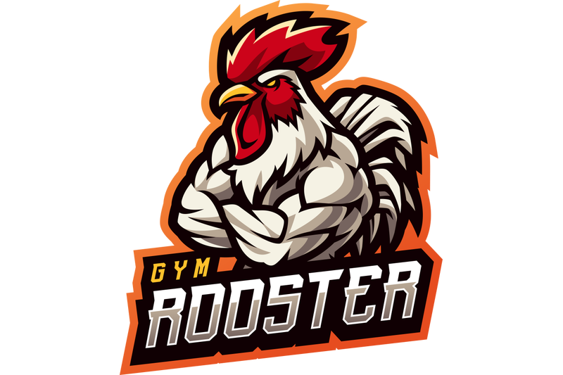 gym-rooster-esport-mascot-logo-design