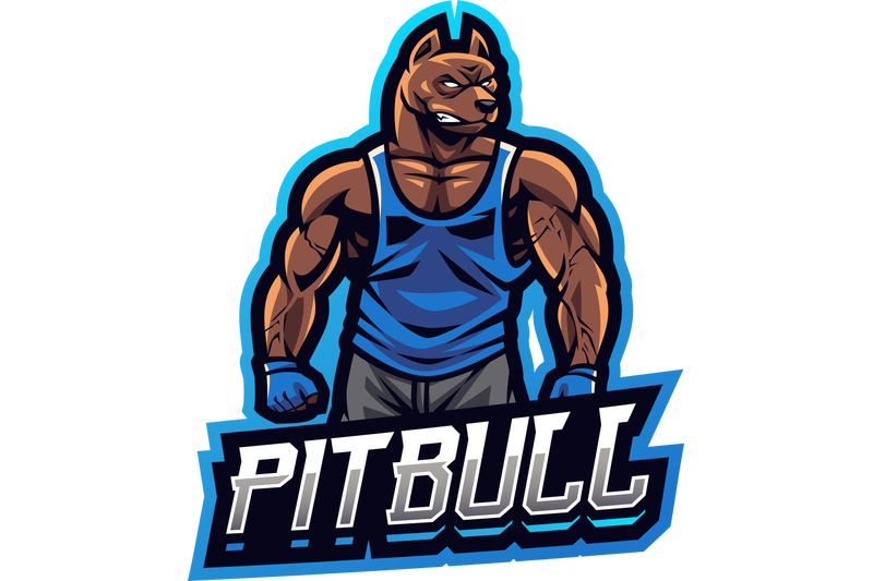 pitbull-gym-esport-mascot-logo