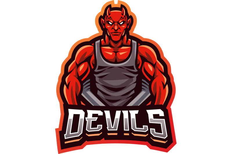 devil-gym-esport-mascot-logo-design