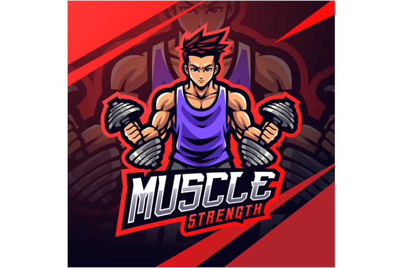 muscle-man-mascot-logo-design