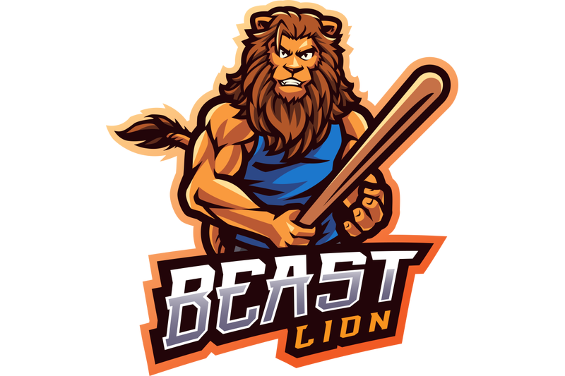 beast-lion-esport-mascot-logo-design