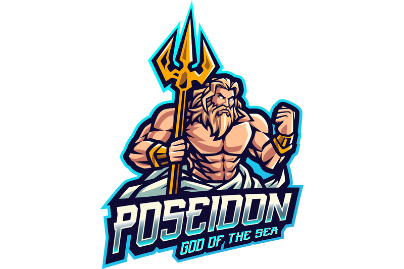 poseidon-esport-mascot-logo-design-with-trident-weapon