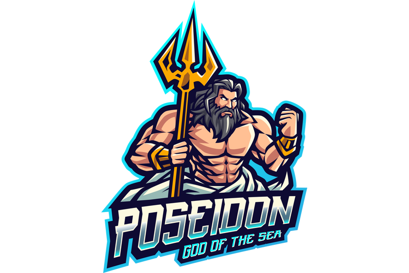 poseidon-esport-mascot-logo-design-with-trident-weapon