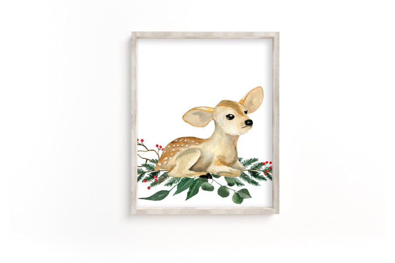 winter-baby-deer-christmas-deer-baby-winter-florals-watercolor-clip