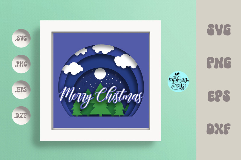 merry-christmas-shadow-box-svg-christmas-scene-shadow-box-svg