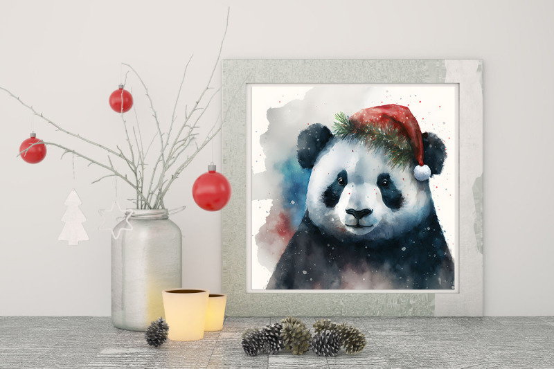 christmas-panda-watercolor-background-bundle