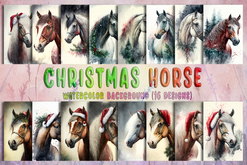 christmas-horse-nbsp-watercolor-background-bundle