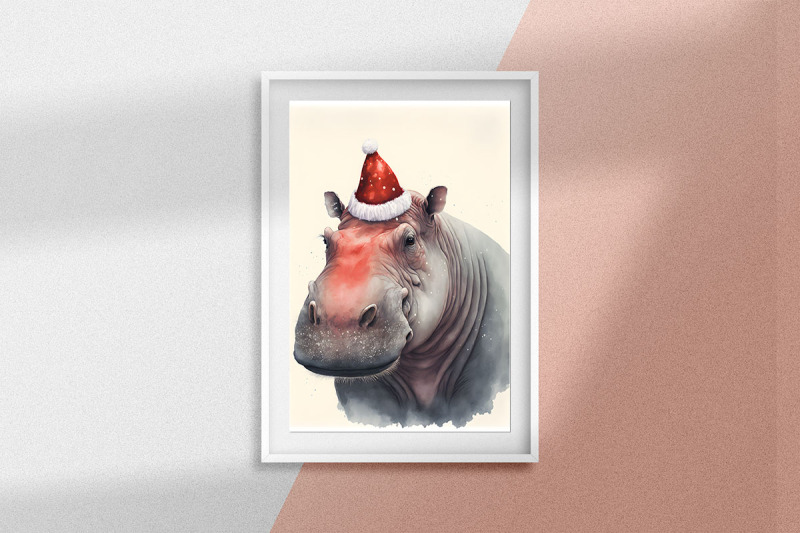 christmas-hippopotamus-nbsp-watercolor-background-bundle