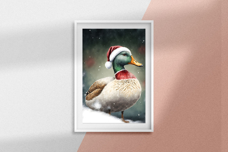 christmas-duck-watercolor-background-bundle