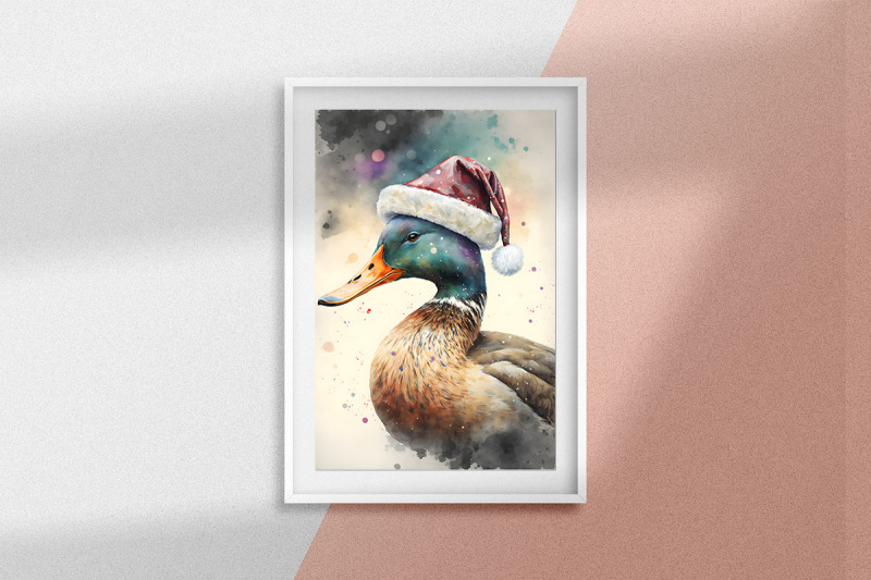christmas-duck-watercolor-background-bundle