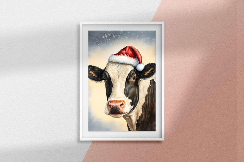 christmas-dairy-cow-nbsp-watercolor-background-bundle