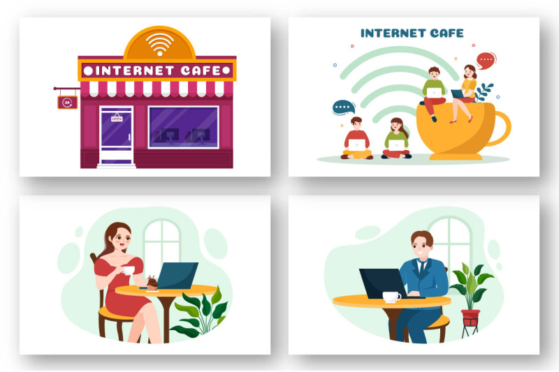 13-internet-cafe-illustration