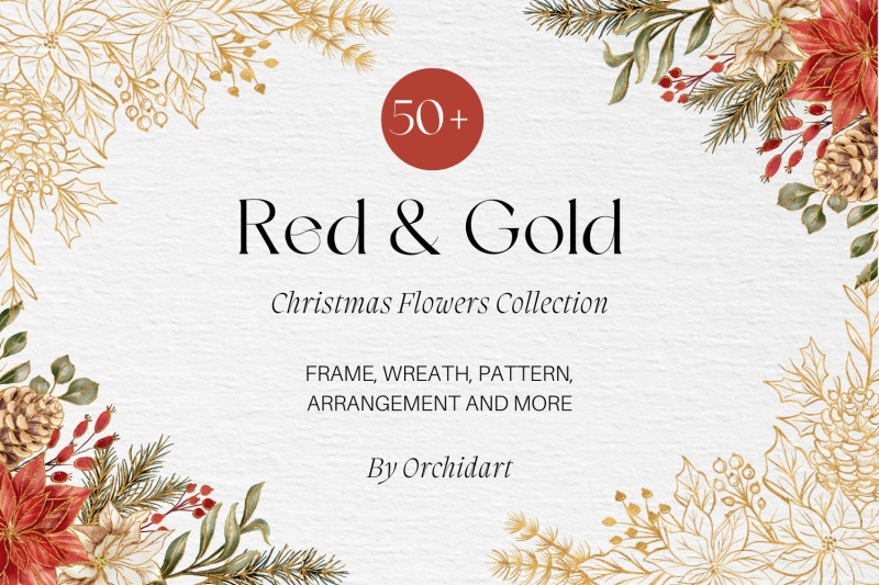 red-amp-gold-christmas-flowers-collection