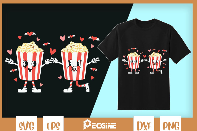 popcorn-couple-fastfood-valentine-svg