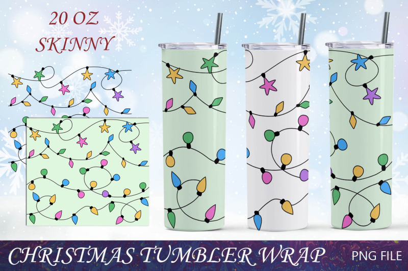 christmas-lights-sublimation-20oz-skinny-tumbler-wrap