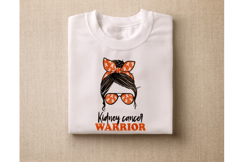 kidney-cancer-warrior-svg-kidney-cancer-messy-bun-svg