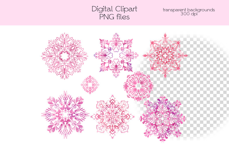 pink-snowflakes-clipart-png-files