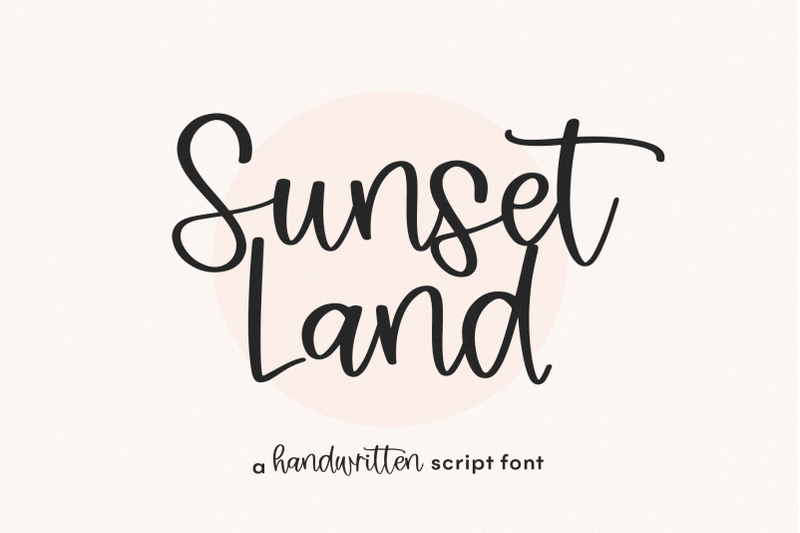 sunset-land-handwritten-script-font