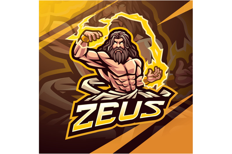 zeus-esport-mascot-logo-design