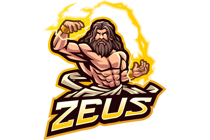 zeus-esport-mascot-logo-design