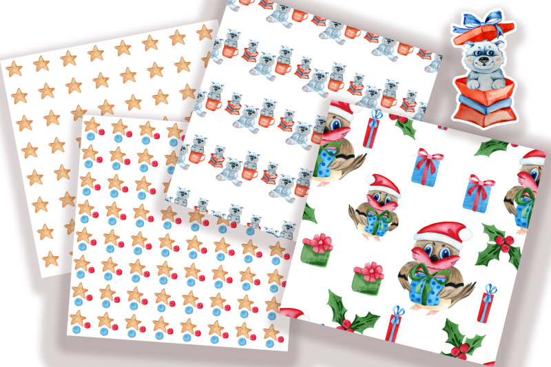 christmas-digital-papers-christmas-seamless-patterns