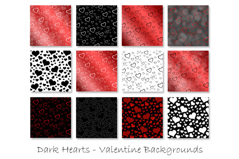 gothic-valentine-039-s-day-heart-patterns