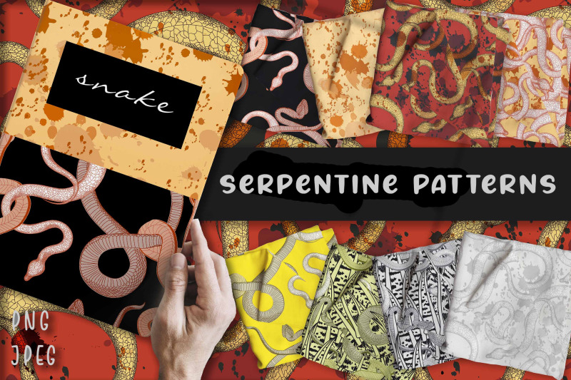 serpentine-snake-paper-png-sublimation-pattern