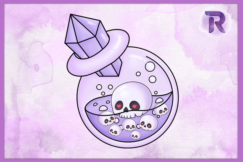 love-potion-poison-chibi-skeleton