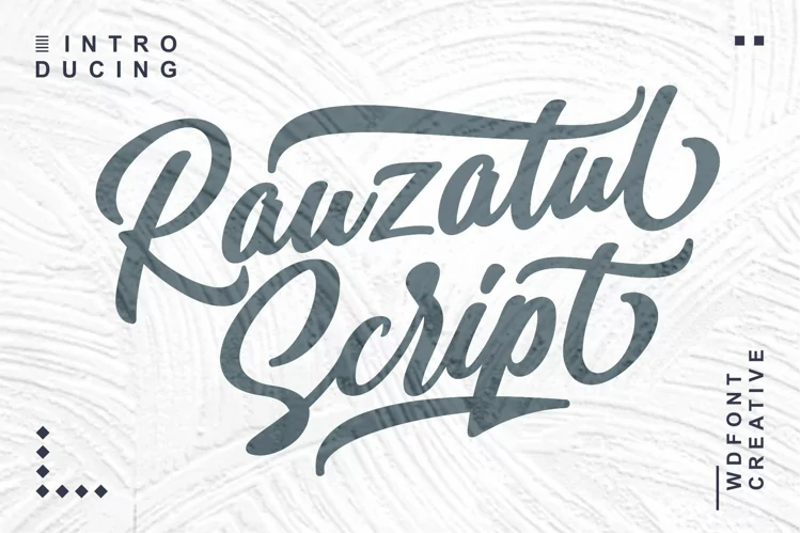 rauzatul-script-modern-stylish-font