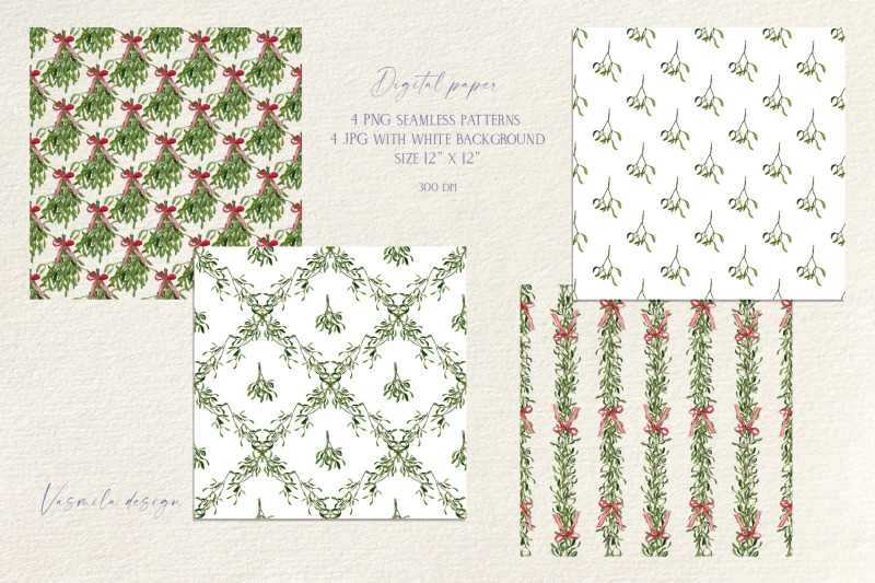 christmas-mistletoe-borders-and-frames-vintage-style-garlands-png