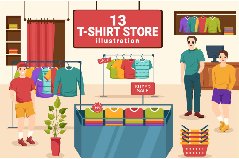 13-t-shirt-store-illustration